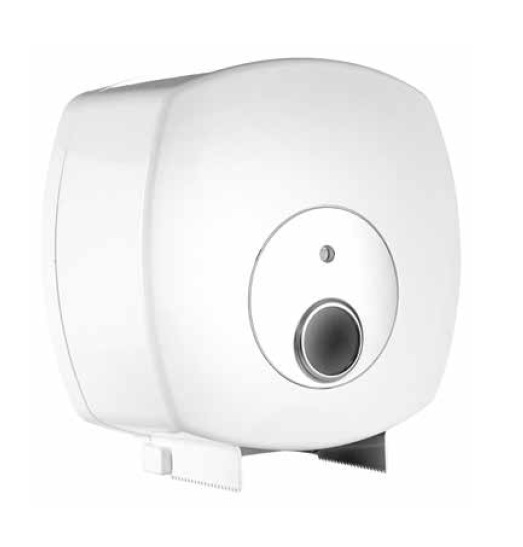 TOILET PAPER DISPENSER JUMBO WHITE