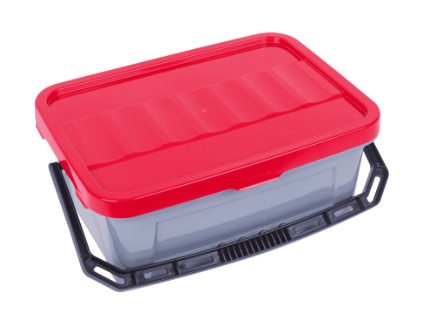 HYGIENE BOX WITH LID GECKO RED GCK KT K