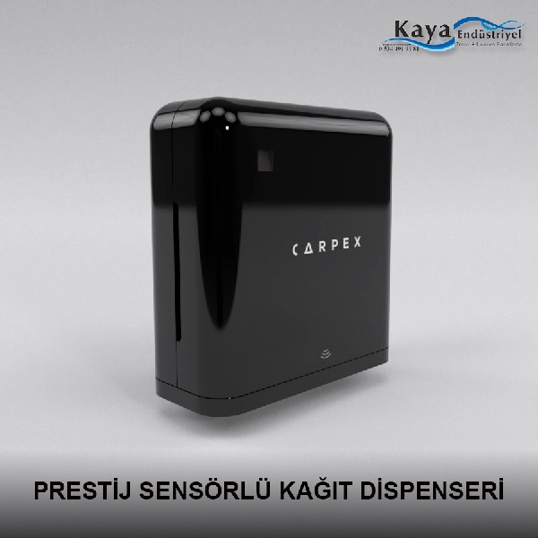 KAGIT HAVLU DISPENSERI SENSORLU SIYAH CARPEX