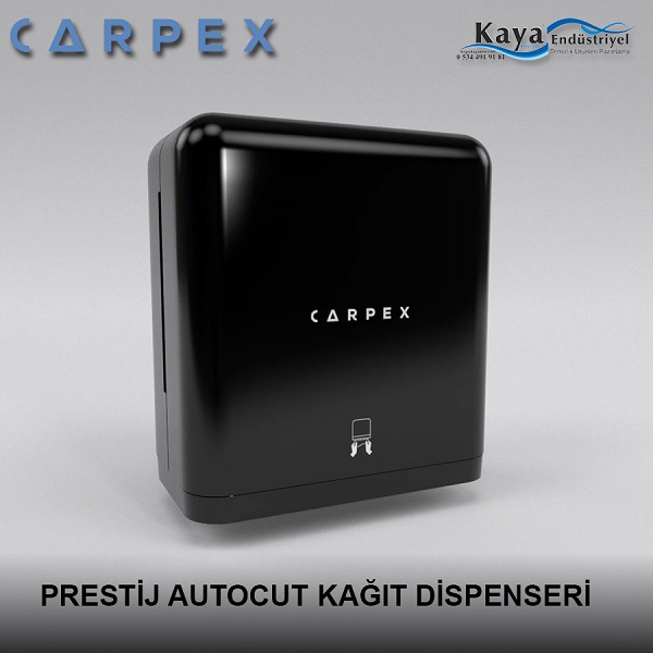 KAGIT HAVLU DISPENSERI AUTOCUT SIYAH CARPEX