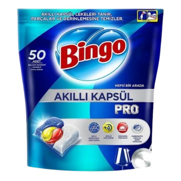BULASIK MAKINASI TABLET BINGO CAPSUL PRO 50AD