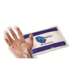 TRANSPARENT SERVICE GLOVES 100 PCS 