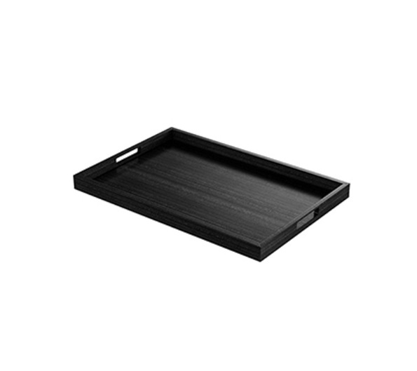 SERVICE TRAY WOODEN BLACK TA_CMBOL