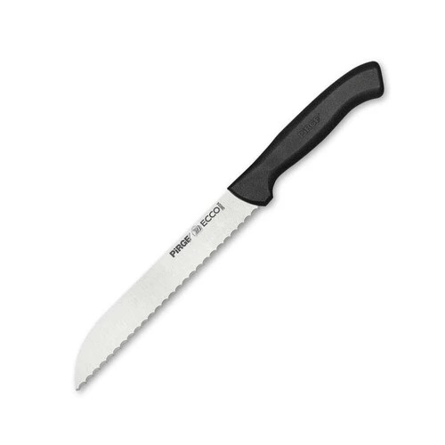 BREAD KNIFE 17.5CM BLACK ECCO 38024 01