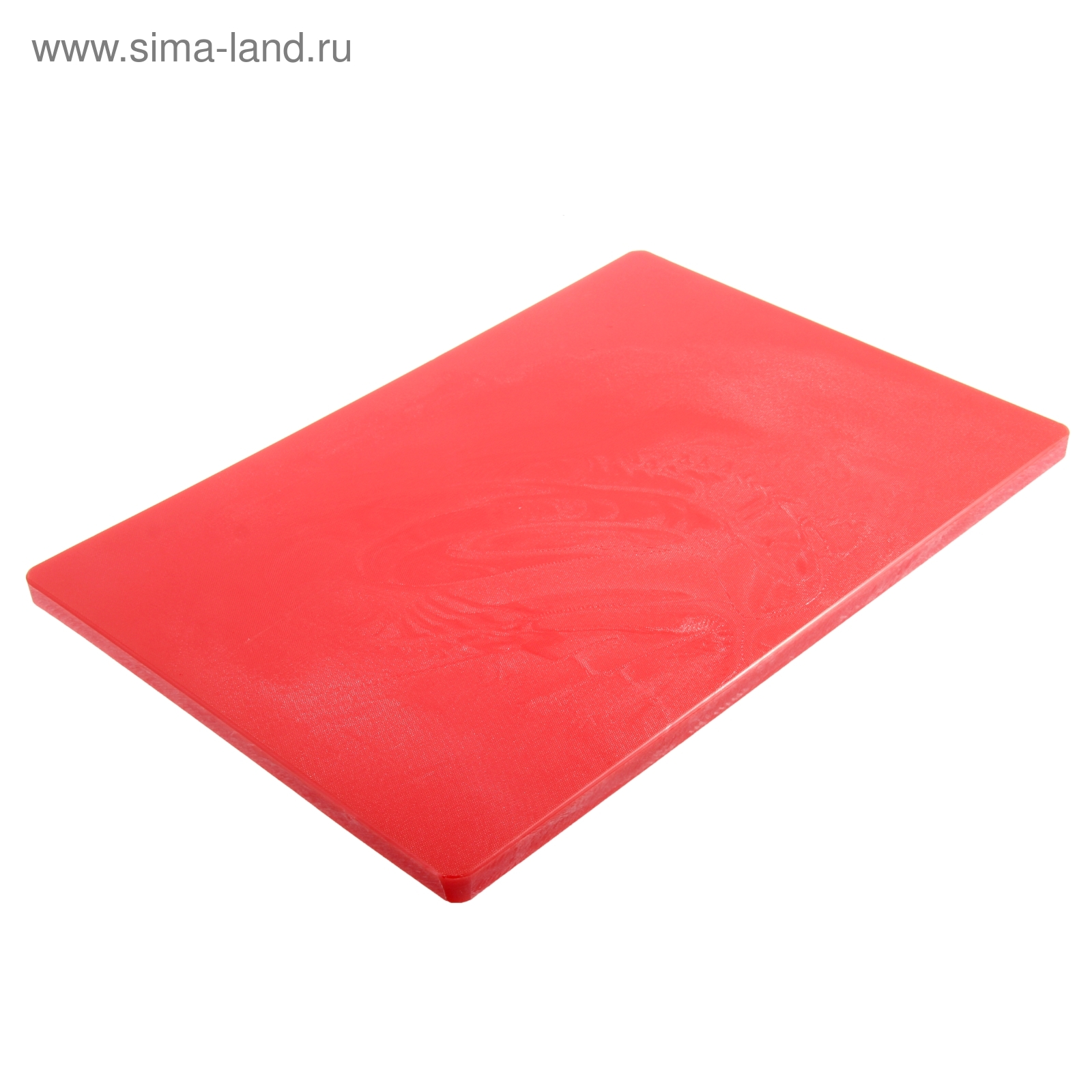 CUTTING BOARD PE 60X40X2CM RED 4757