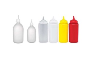 SAUCE AND COCKTAIL SYRUP RED DISPENSER 1000ML