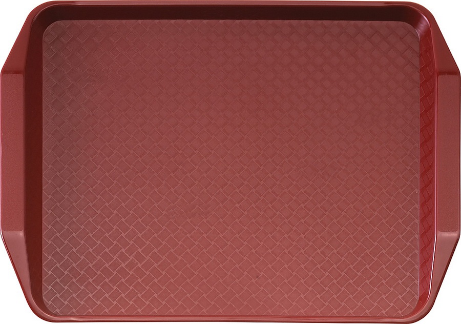 TRAY FAST FOOD 30X43CM CRANBERRY 1217FFH416