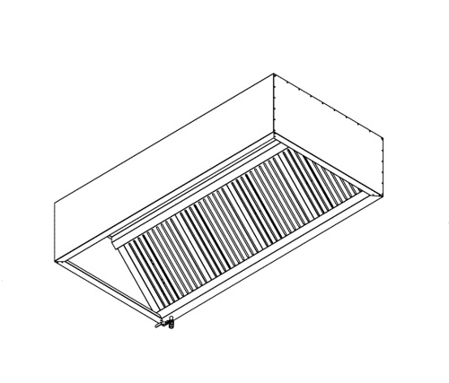 HOOD WALL TYPE WITH FILTER CE DDF160X100