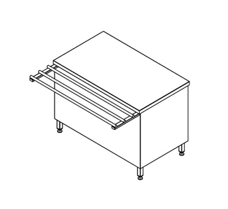 NEUTRAL SERVICE UNIT TABLE CE SNOT140X70