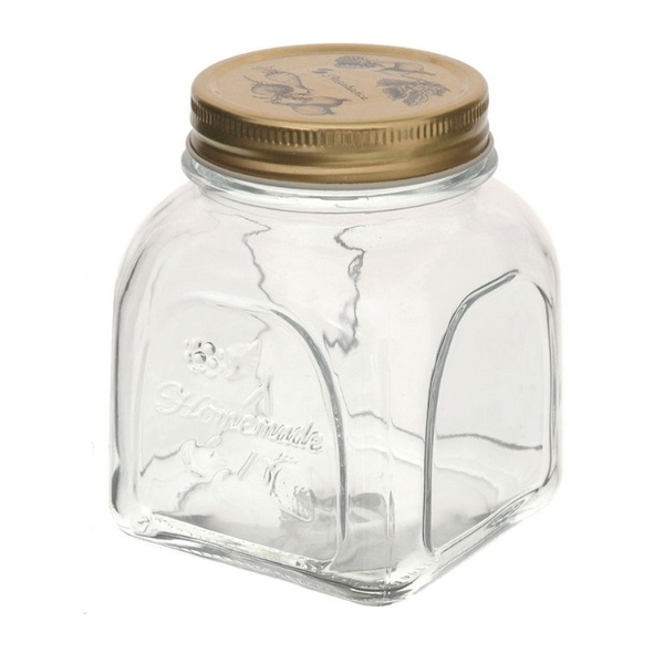 JAR WITH METAL LID 500CC HOMEMADE