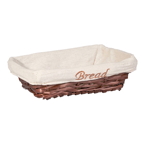 BREAD BASKET WICKER 22X16X7CM GRV 904