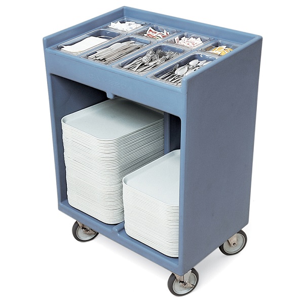 SERVICE TROLLEY FOR TRAYS AND CUTLERY TC1418401