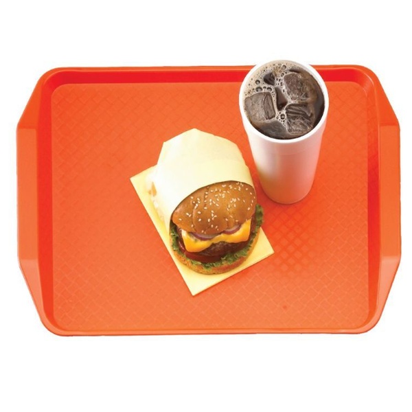 TRAY FAST FOOD 30X43CM ORANGE 1217FFH166