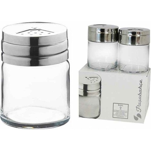 SALT PEPPER SHAKER SET BASIC 43880