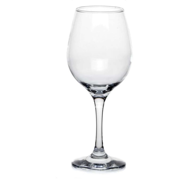 RED WINE GLASS 365CC AMBER