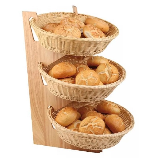 BREAD DISPLAY STAND WOODEN 33232