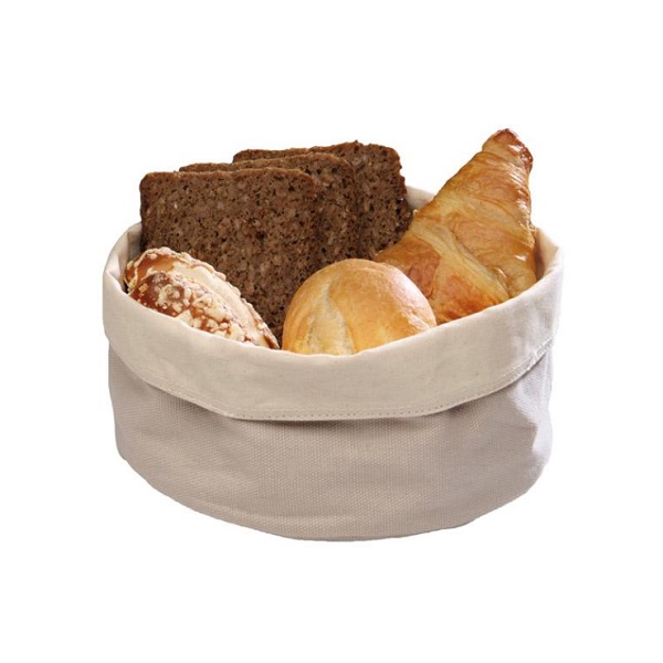 CANVAS BREAD BASKET 20X15X10CM 30360