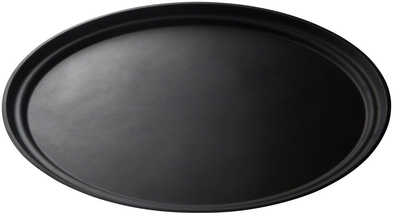 SERVICE TRAY CAMTREAD OVAL 73.5X60CM BLACK 2900CT110