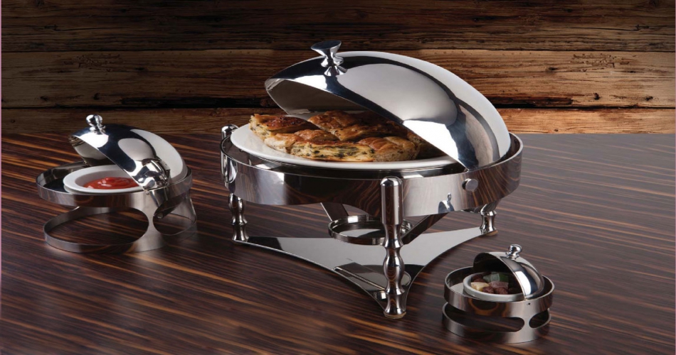 CHAFING DISH ROUND 30CM FUEL RSO BY SRY 30O