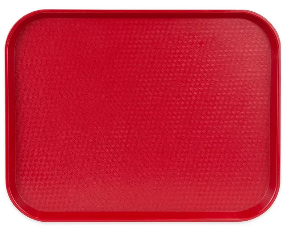 TRAY FAST FOOD 36X46CM RED 1418FF163