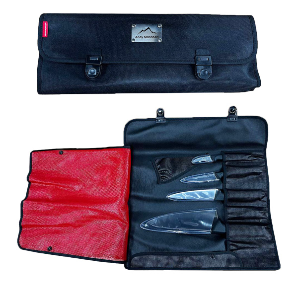 KNIFE SET WITH ROLL BAG 031712