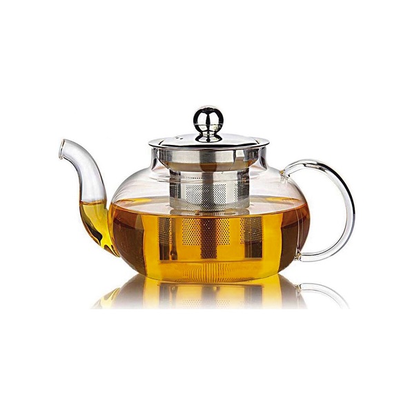 TEA POT GLASS 400ML GRV TC400