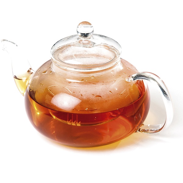 TEA POT GLASS 400ML GRV TP400