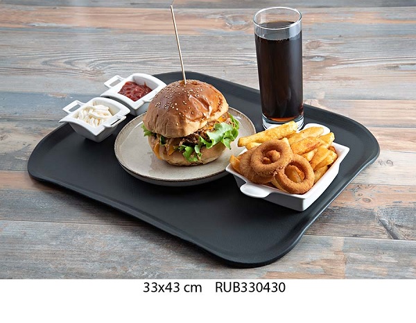 SERVICE TRAY NON SLIP RUBY 33X43CM RUB330430