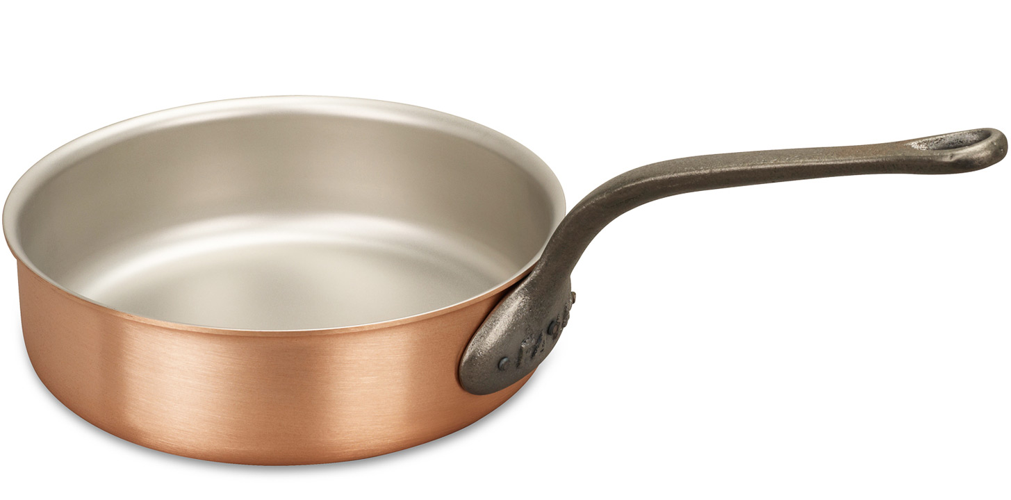 SAUTE PAN COPPER 24CM A 103ST 24