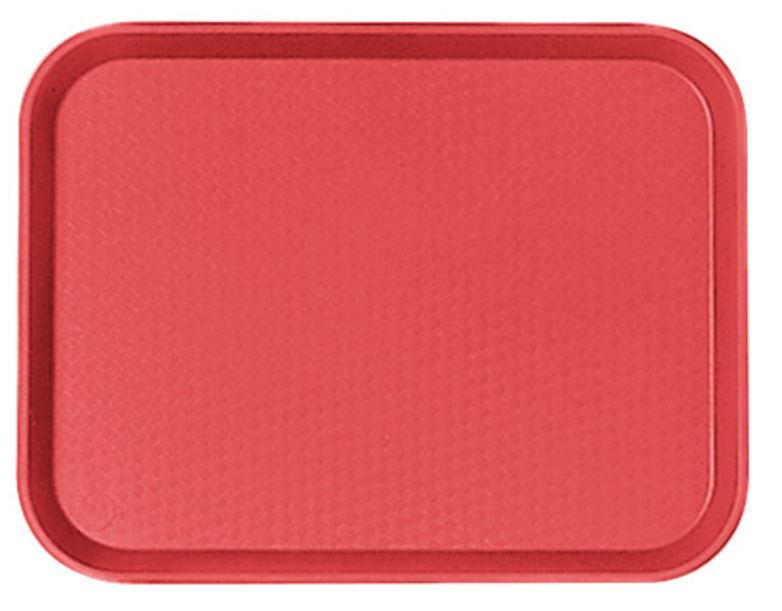 TRAY FAST FOOD 30X41CM RED 1216FF163