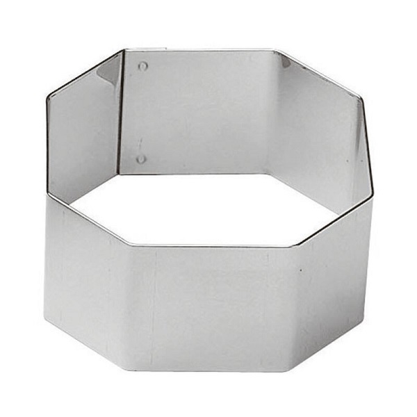 PASTRY CUTTER HEXAGON 6X3CM 6PCS 47425 30