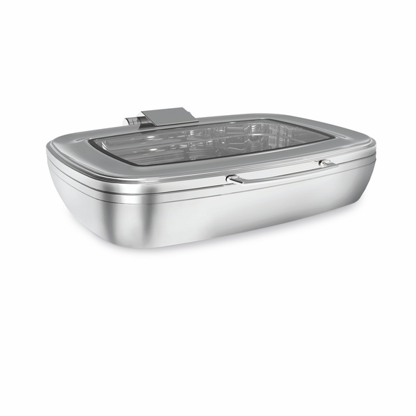 CHAFING DISH GN 1 1 TITAN HEATED LID CHROME 57012211