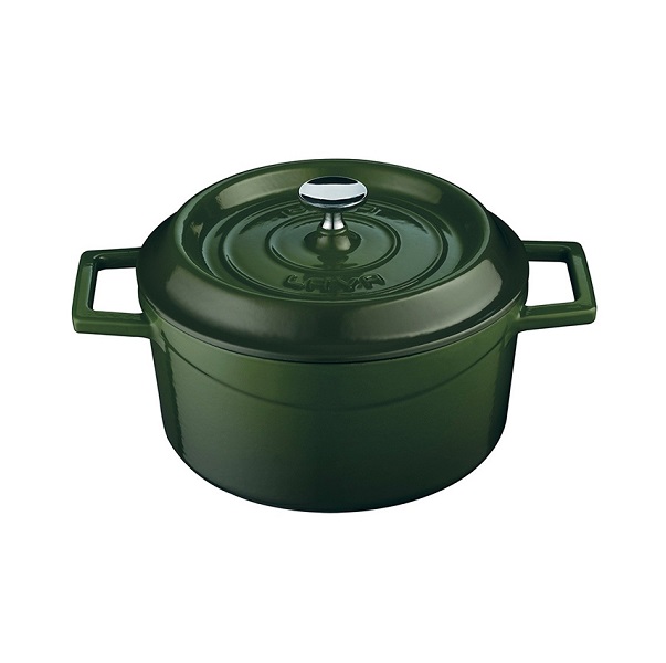 POT CAST IRON GREEN 14X7.5CM LV Y TC 14 K2 G