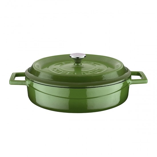 POT CAST IRON GREEN 24X7.5CM LV Y ST 24 K2 G