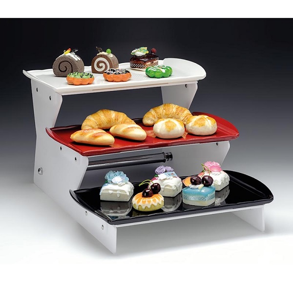 DISPLAY STAND MELAMINE 3 TIERS ZCP 675