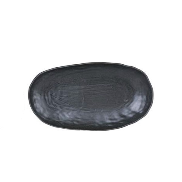 OVAL PLATE MEZOLIT BLACK 34CM MZL34KY855A33