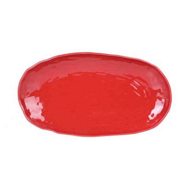 OVAL PLATE MEZOLIT RED 34CM MZL34KY74036