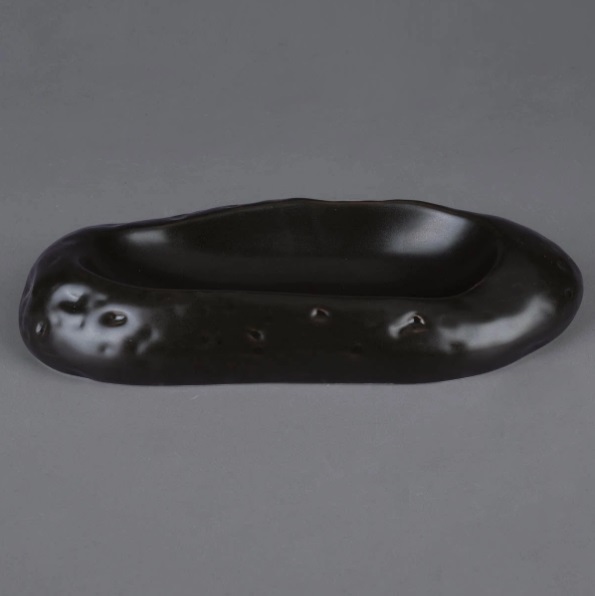 OVAL PLATE GYOZA MATTE BLACK NRI24KY740170