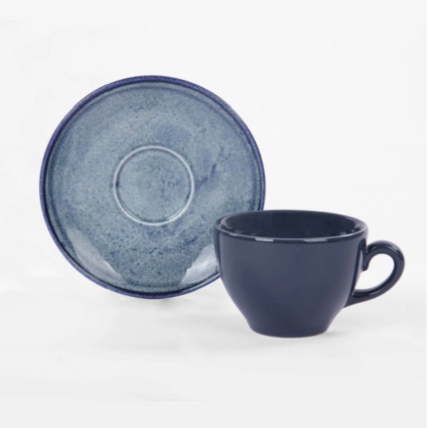 TEA CUP SAUCER BLUE STONE BNLM01CT890003