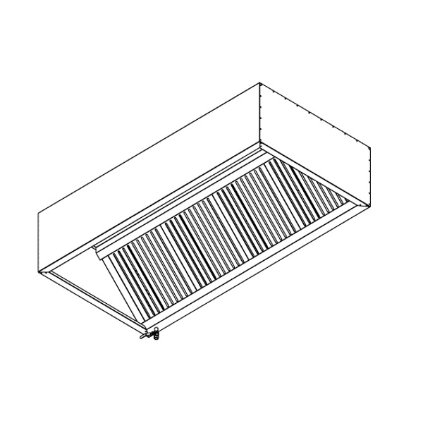 HOOD WALL TYPE WITH FILTER CE DDF100X60SD