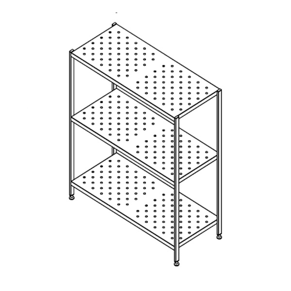SHELVING UNIT FOR POTS CE IRK120X55X220SD