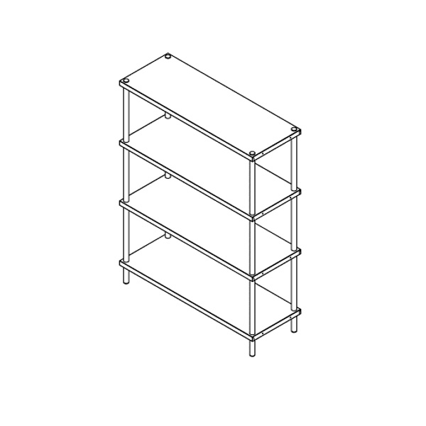 SHELVING UNIT CO IRD91X36