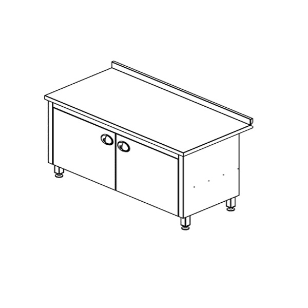 TABLE WITH WING CUPBOARD CE TCDC75X70SD