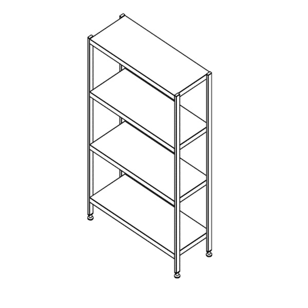 SHELVING UNIT CE IR90X30X180SD