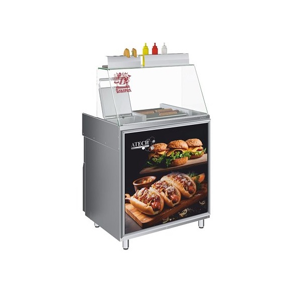 BURGERS AND HOT DOGS PREPARATION UNIT 900.700 02 4