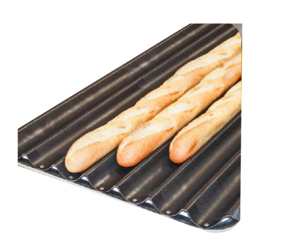 TRAY FOR BAGUETTES ALUMINIUM AL BGT.P.3.40.60