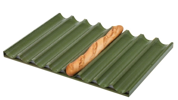 TRAY FOR BAGUETTES ALUMINIUM NON STICK AL BGT.P.K.3.40.60