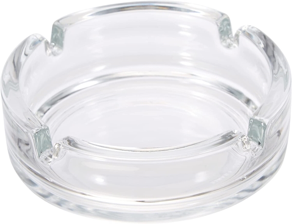 GLASS ASHTRAY 81MM EMPILABLE