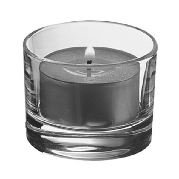 CANDLE HOLDER GLASS 50MM VEGAS