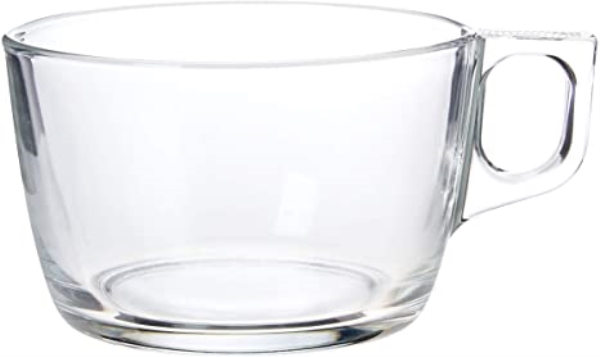 GLASS CUP 500CC VOLUTO